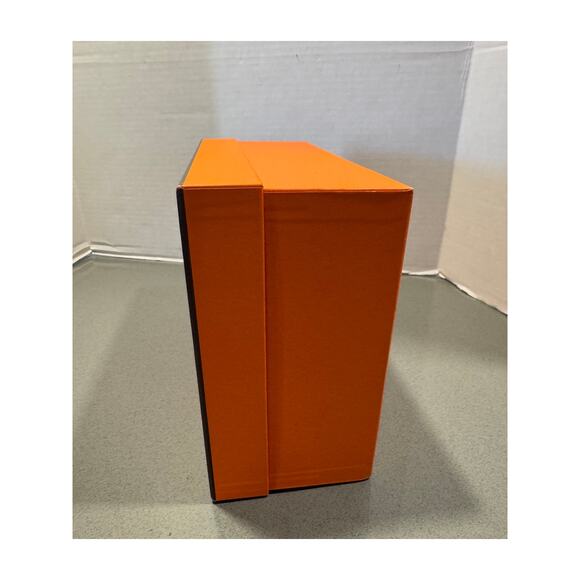 Authentic Hermes Paris Empty Box Only Size 12" x 8" x 4.5" Orange Square Storage - Picture 2 of 11
